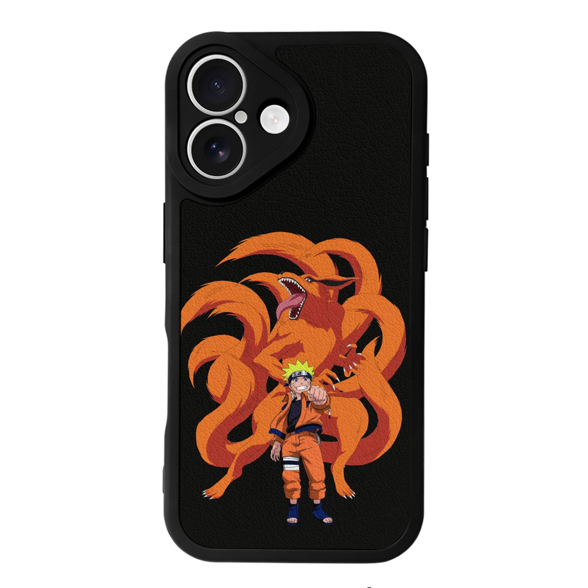 （画像用） NARUTO -ナルト- うずまき ナルト Uzumaki Naruto 【iPhone 16シリーズ対応】シリコンスマホケース（レザー調） 材質：シリコン